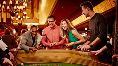 playing craps at River City Casino